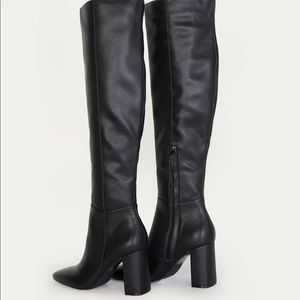 Oak + Fort black thigh boots - sold out
